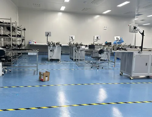 Suko Class 10000 clean room - PTFE Parts Manufacturing